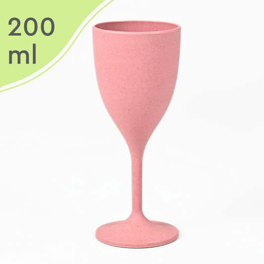 Wine Glass – 200 ml (Light Pink)